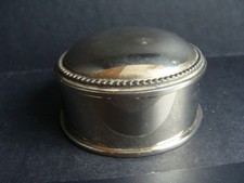 Boite à bijoux en argenterie