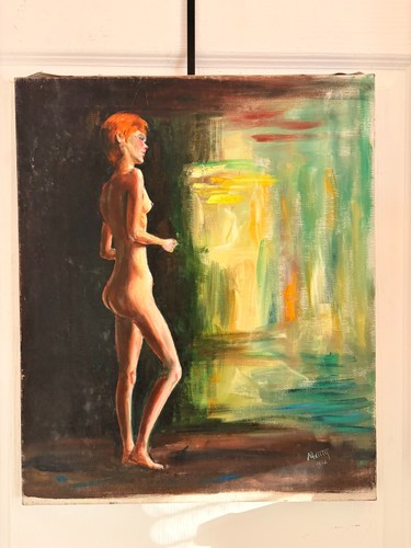Ancien tableau peinture - peinture, huile