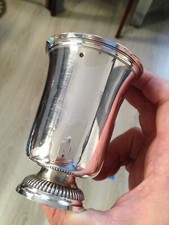 Timbale Argent massif sur