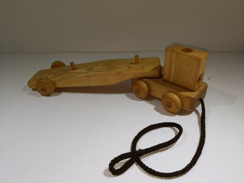 Wooden pull toy - wooden,