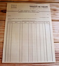  ANCIENNE FACTURE VIERGE