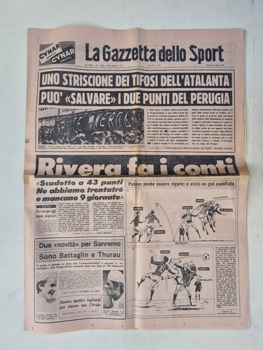 Gazette dello sport march - dello, 13