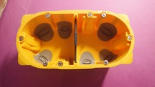 Legrand 80032 - Boite encastrement Double ECObatibox Energy BBC 50mm 2 postes