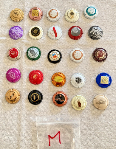 Lot 25 muselets de - muselets,