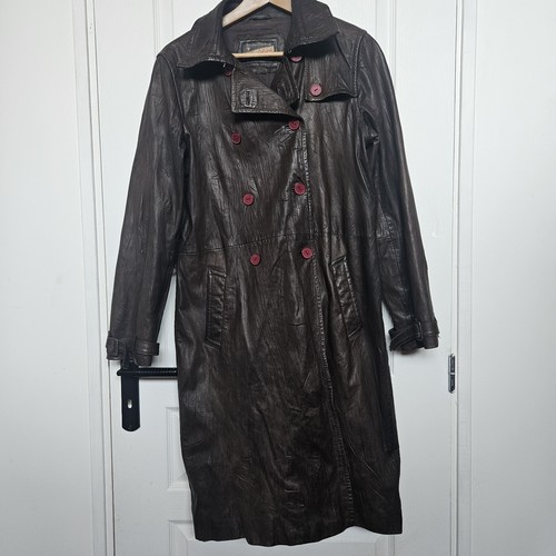 Veste trench redskins cuir - trench,