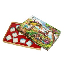 Ancienne boîte de jeu tampons Disney Peter et Elliott le Dragon Multiprint