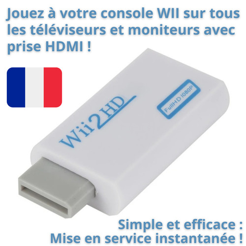 Wii hdmi adaptateur - wii,