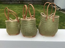 panier cabas rond, sac seau