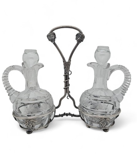 Huilier vinaigrier argent - huilier,