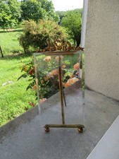 ancien grand cadre photo verre