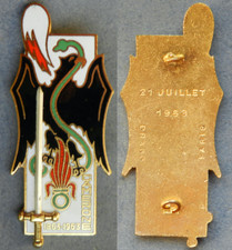 CAMERONE, ESM ST CYR, ÉMAIL, 21 JUILLET 1963, DOS LISSE GRAVÉ - DRAGO PARIS