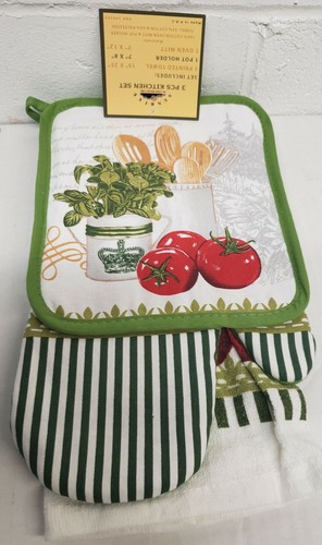 Set pot holder 1 towel - set:,
