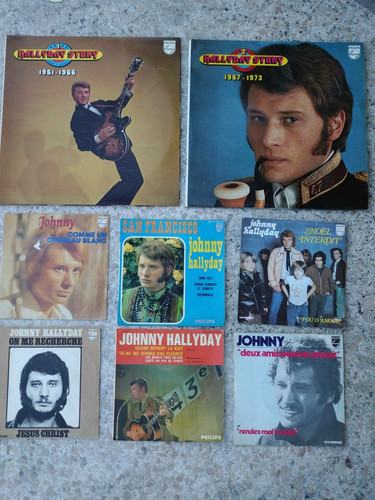 Super lot vinyles johnny - super,