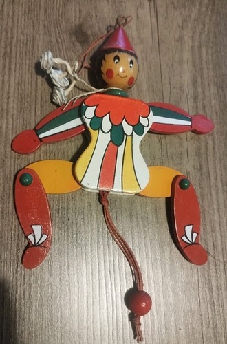 Marionnette bois articulée - marionnette,