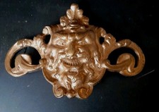 Ancien Bronze diable satyre statue statuette Ésotérisme Lucifer sculpture 