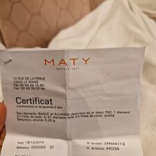 ensemble alliance et solitaire or et diamants