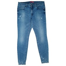 ALBERTO Luisa Femmes Jeans Stretch Pantalon Skinny Slim 42 XL W32 L30 Bleu Usé '