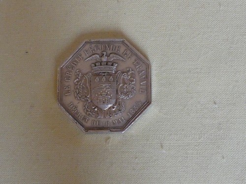 Jeton banque lille 1854 - jeton,