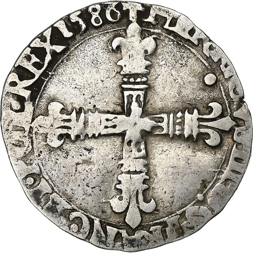 France henri iii - france,, ecu
