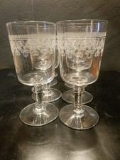  6 Verres à Eau en Cristal Baccarat XIXeme 