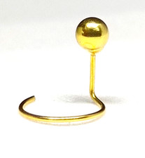 3 MM Rond Boule Nez Clou Bague