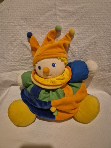 Doudou peluche boule bleu - boule,