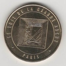 A 2005 TOKEN MEDAILLE MONNAIE DE PARIS -- 92 800 N°1 LA DEFENSE LA GRANDE ARCHE