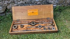 Rare coffret n°35 tarauds filières Conant et Donelson USA 1903 outils collection