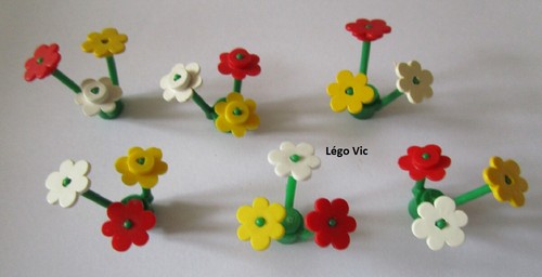 Lego fleurs flowers 3741 - 6,