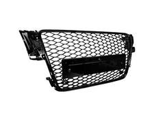 Calandre Grille Noir Brillant Nid Abeille Sans Sigle Pour Audi A5 8T B8 07-11