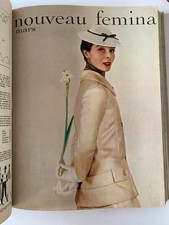 b)Reliure Femina illustration de 01 à 06 de 1955