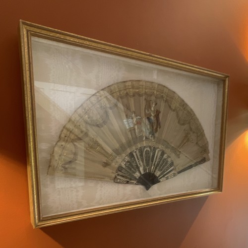 éventail décoratif ancien - décoratif,