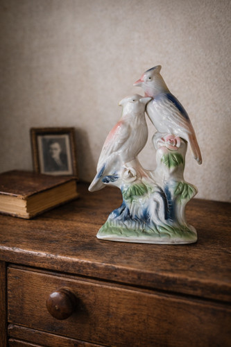 Statue ancienne couple - un,