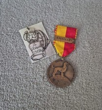 Médaille exposition canine international Genève 1959 agrafe excellent