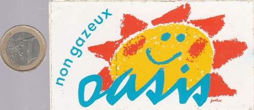 Autocollant boissons oasis - autocollant., boissons.