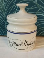 Pot Confiture maison Porcelaine d'Auteuil Lobjoy Ligne Marine