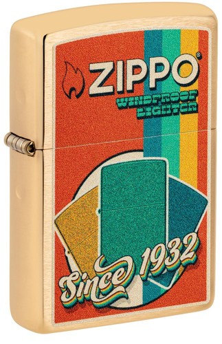 Zippo briquet brass brushed - zippo,