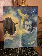 Peinture contemporaine Huile Sur Toile Signée 