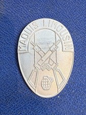 MILITARIA WW2 INSIGNE MAQUIS LIMOUSIN ALUMINIUM