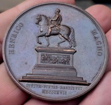 Rare médaille bronze louis - médaille, en