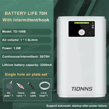 Pompe À Oxygène Pour Aquarium, Charge, Pompe À Air À Double Usage, Batterie Au L