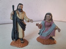 2 santons oliver vierge marie