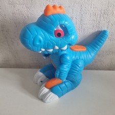 dinosaure interactif bleu