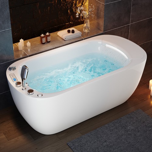 Acrylic jacuzzi tub w - acrylic, w/