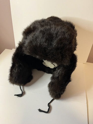 Chapeau ushanka russe - russe, vison
