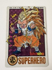 Superhero super hero 125 Part 3 carte dbz dragon ball collection de Taïwan Adali