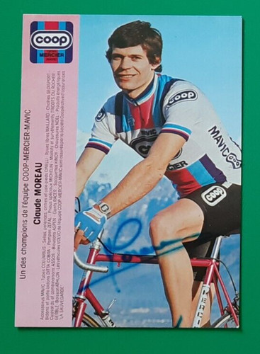 Cyclisme carte cycliste claude - carte,