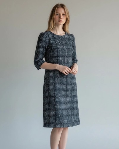 Goat dress wool blend - dress,