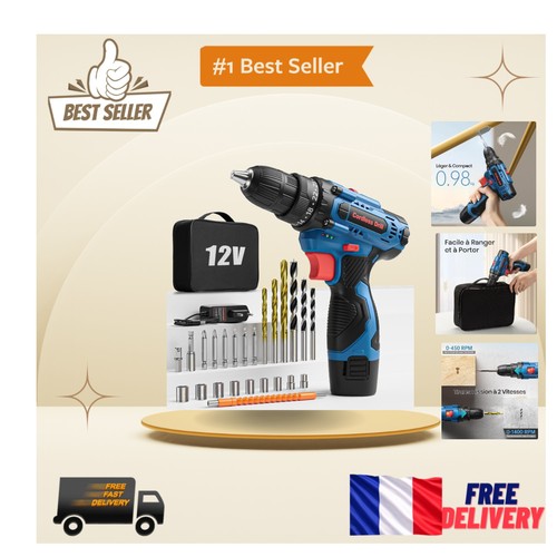 Perceuse visseuse 12v compacte - visseuse,