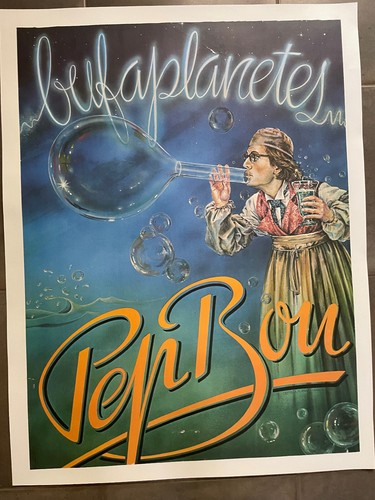 Affiche ancienne entoilee - affiche,